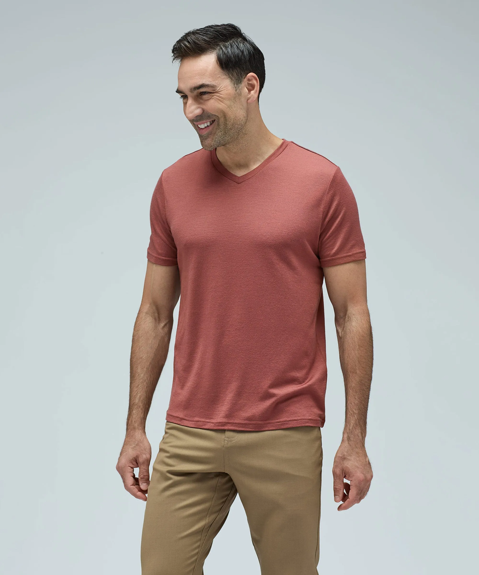 Men's Merino V-Neck T-Shirt