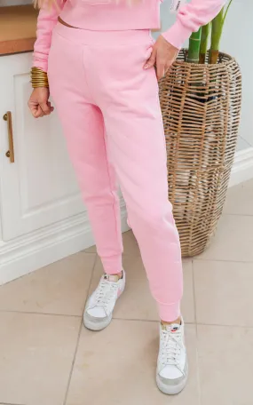 MONO B Candy Pink Quilted Joggers - Final Sale