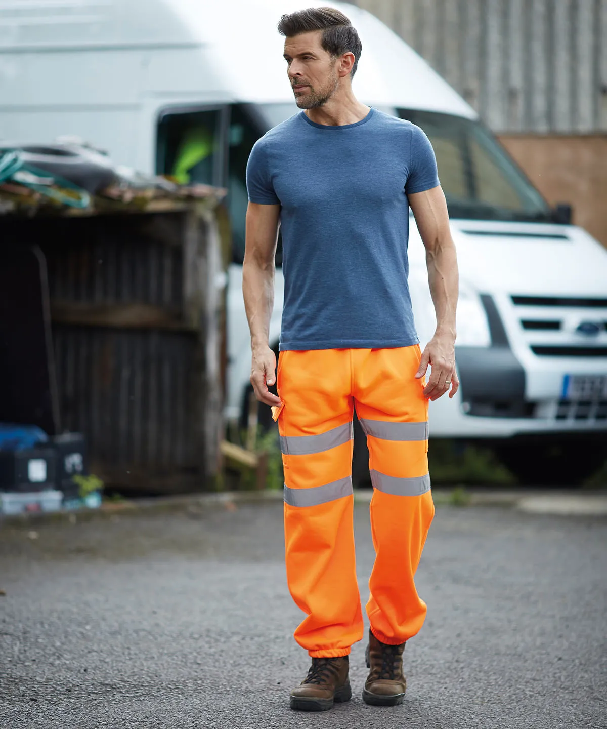 Orange - Hi-vis jogging pants (HV016T)