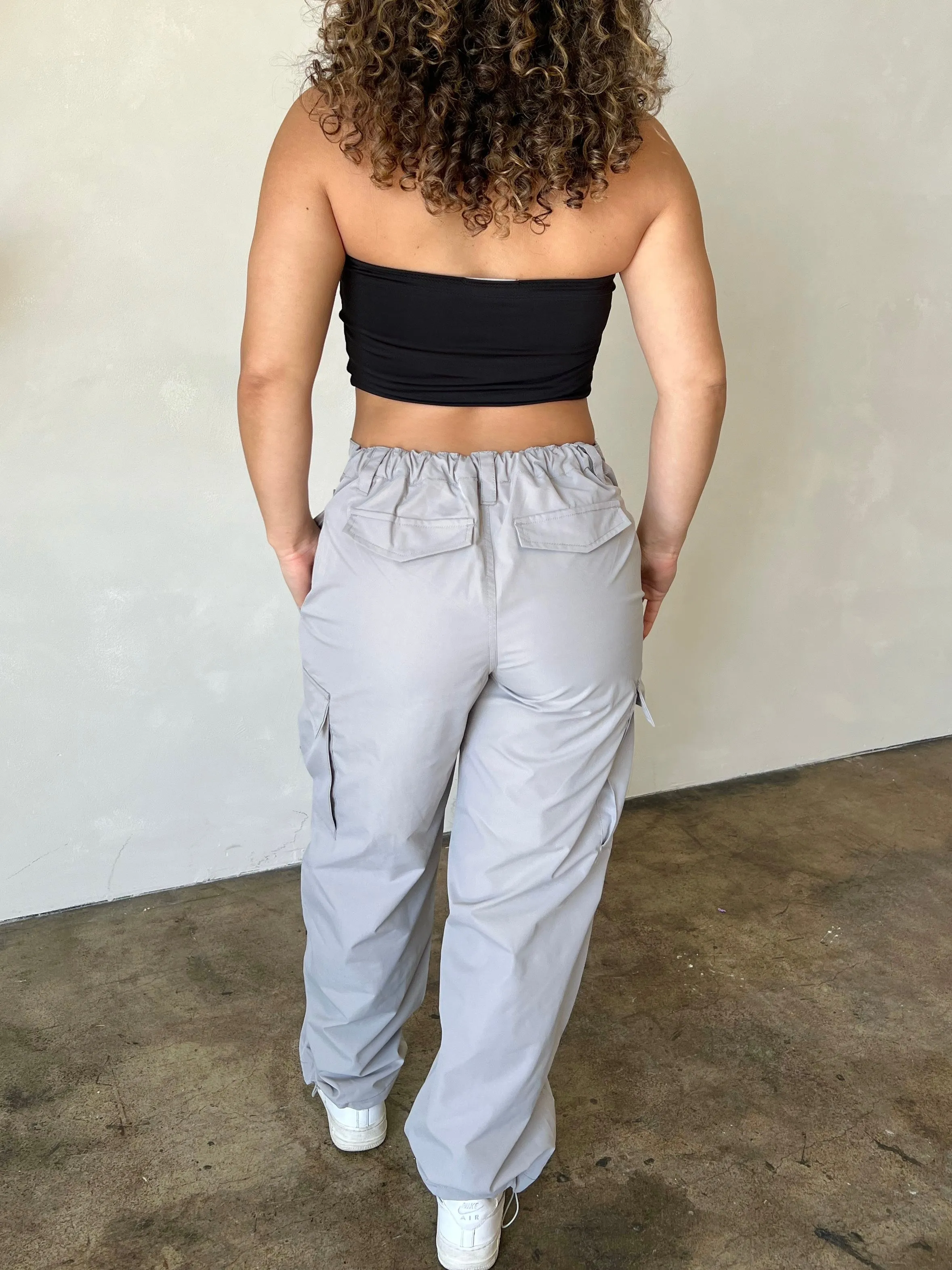 Paige Cargo Pants (Grey)