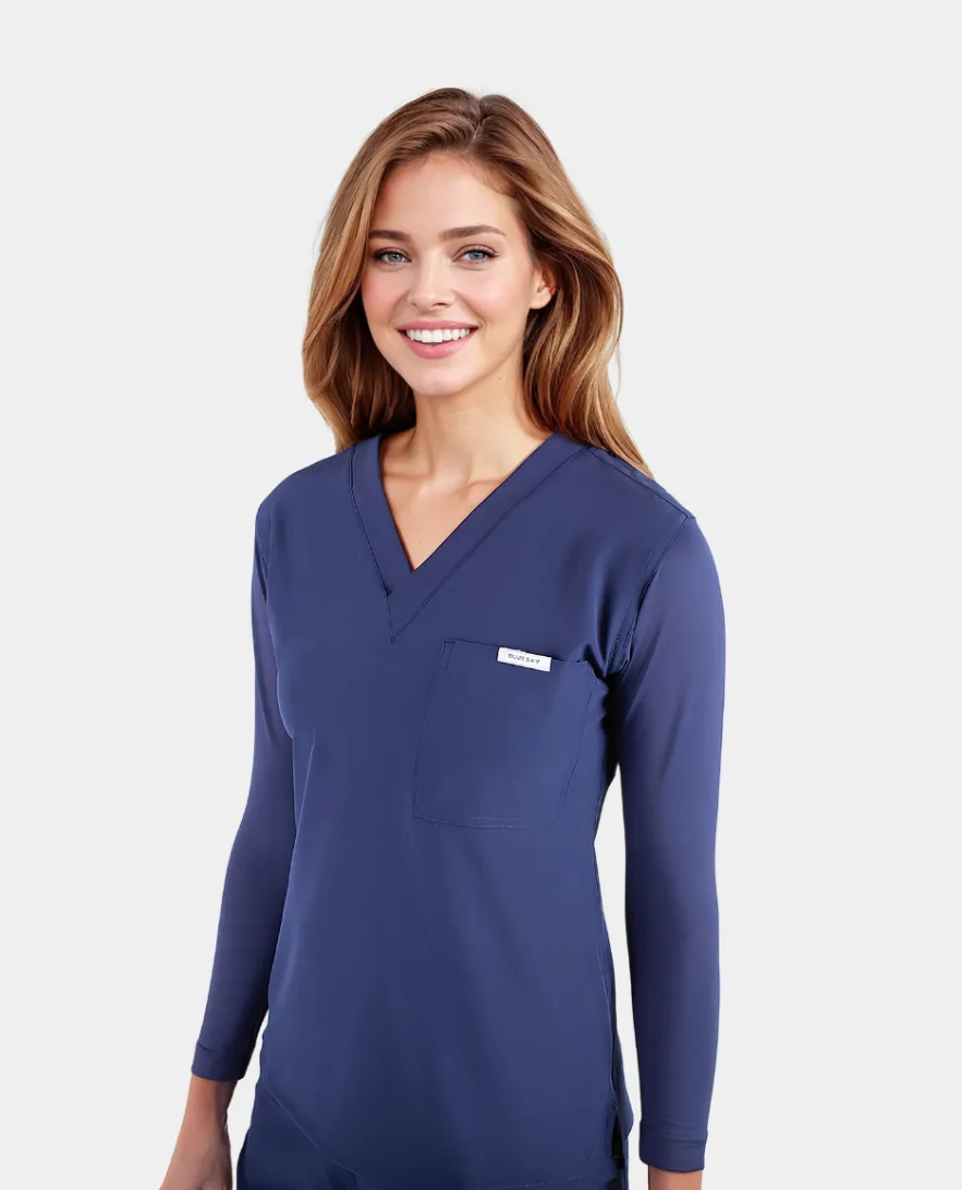 Paloma Long Sleeve Scrub Tops