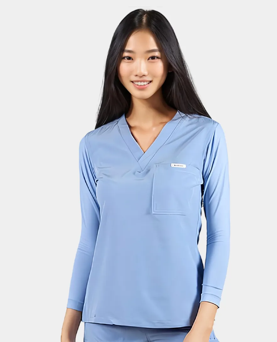 Paloma Long Sleeve Scrub Tops