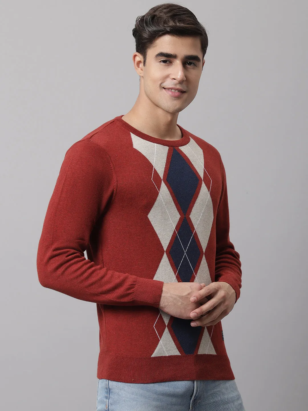 Rust Men Sweater