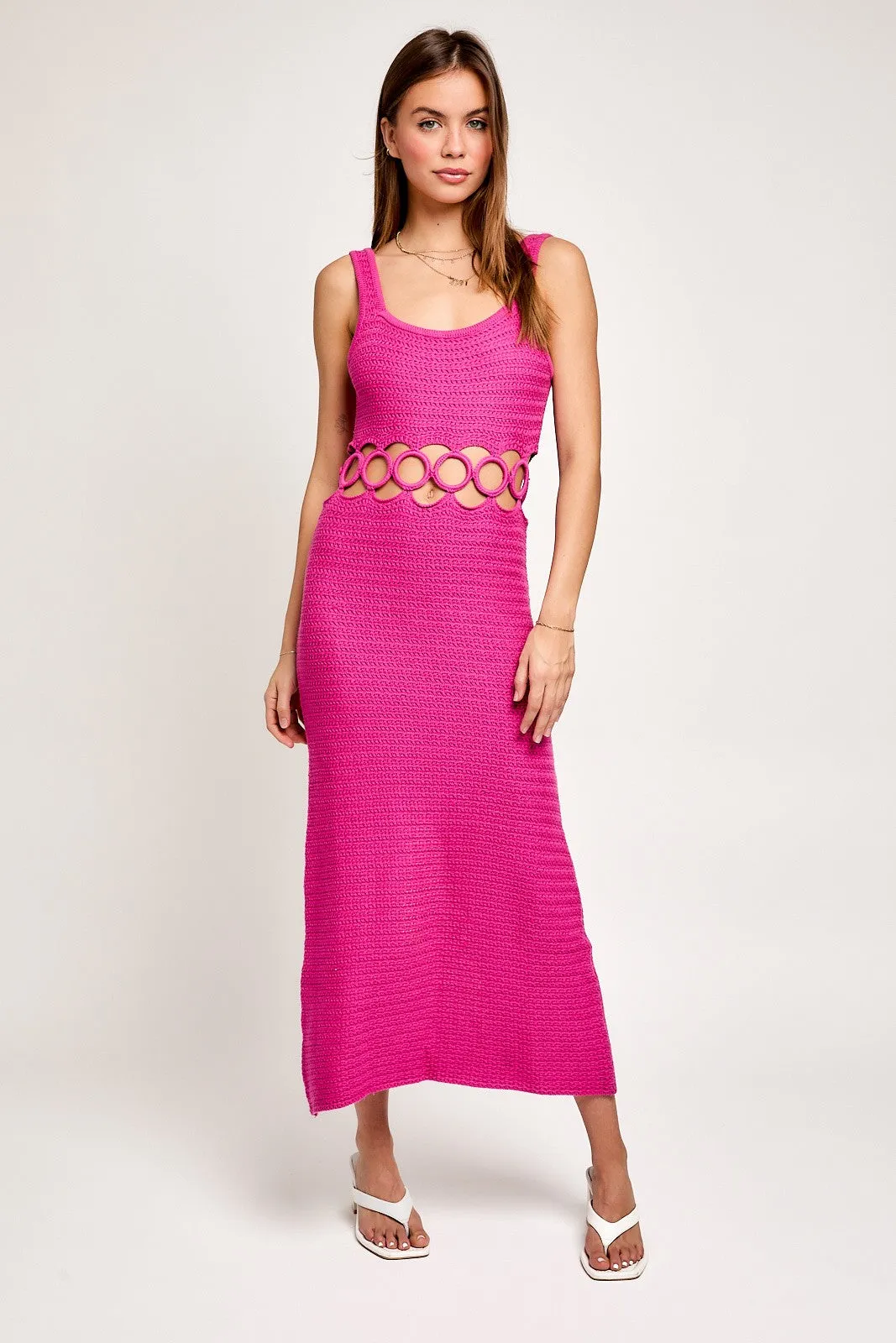 Rylan Crochet Midi Dress (2 colors)