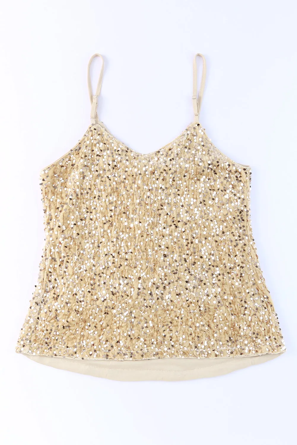 Sequin V-Neck Cami