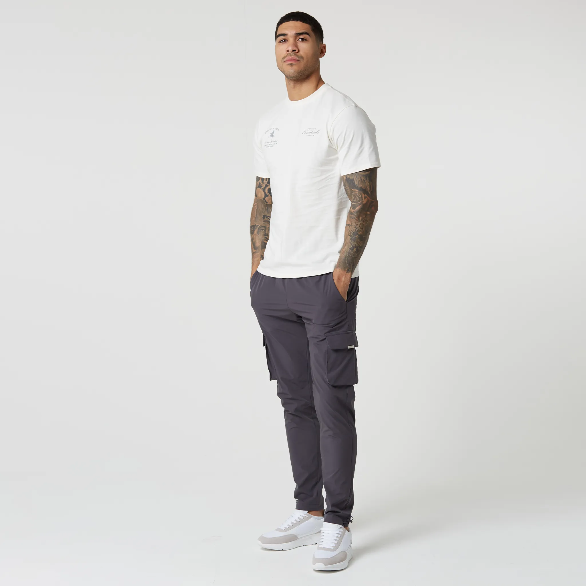 Stretch Tech Cargo Pant | Dark Grey