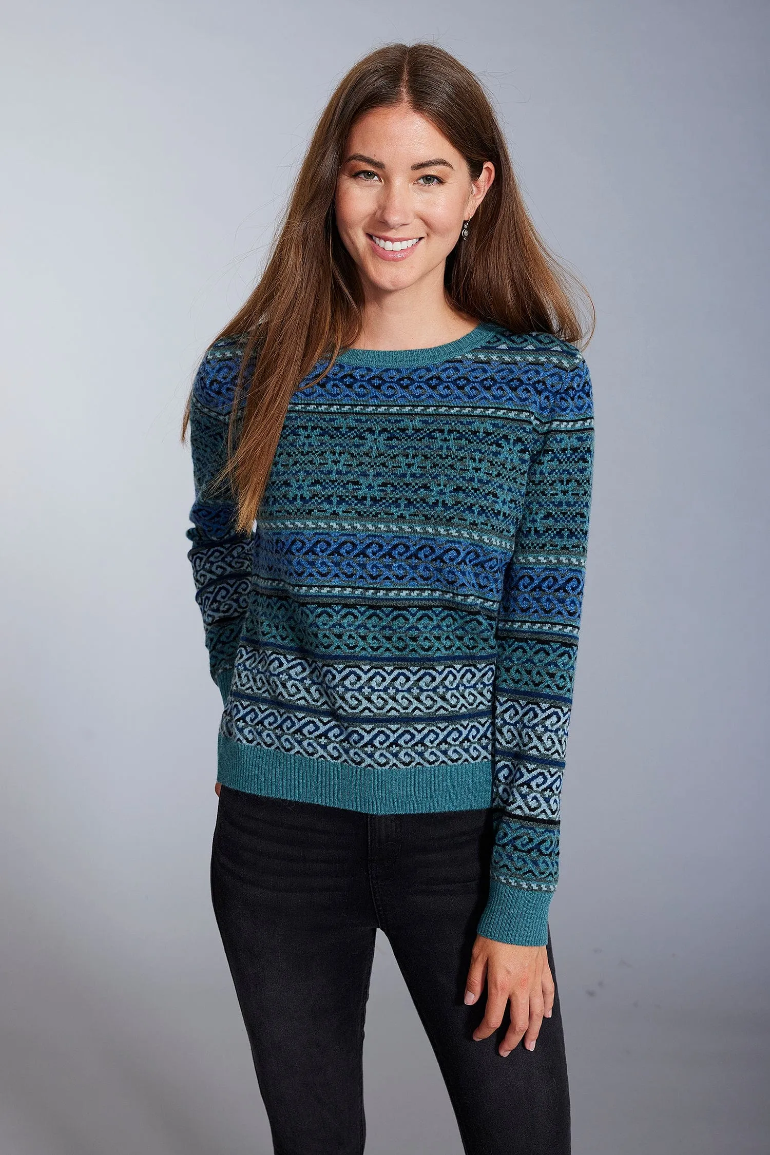 Telemark Six Color Cashmere Sweater for Women