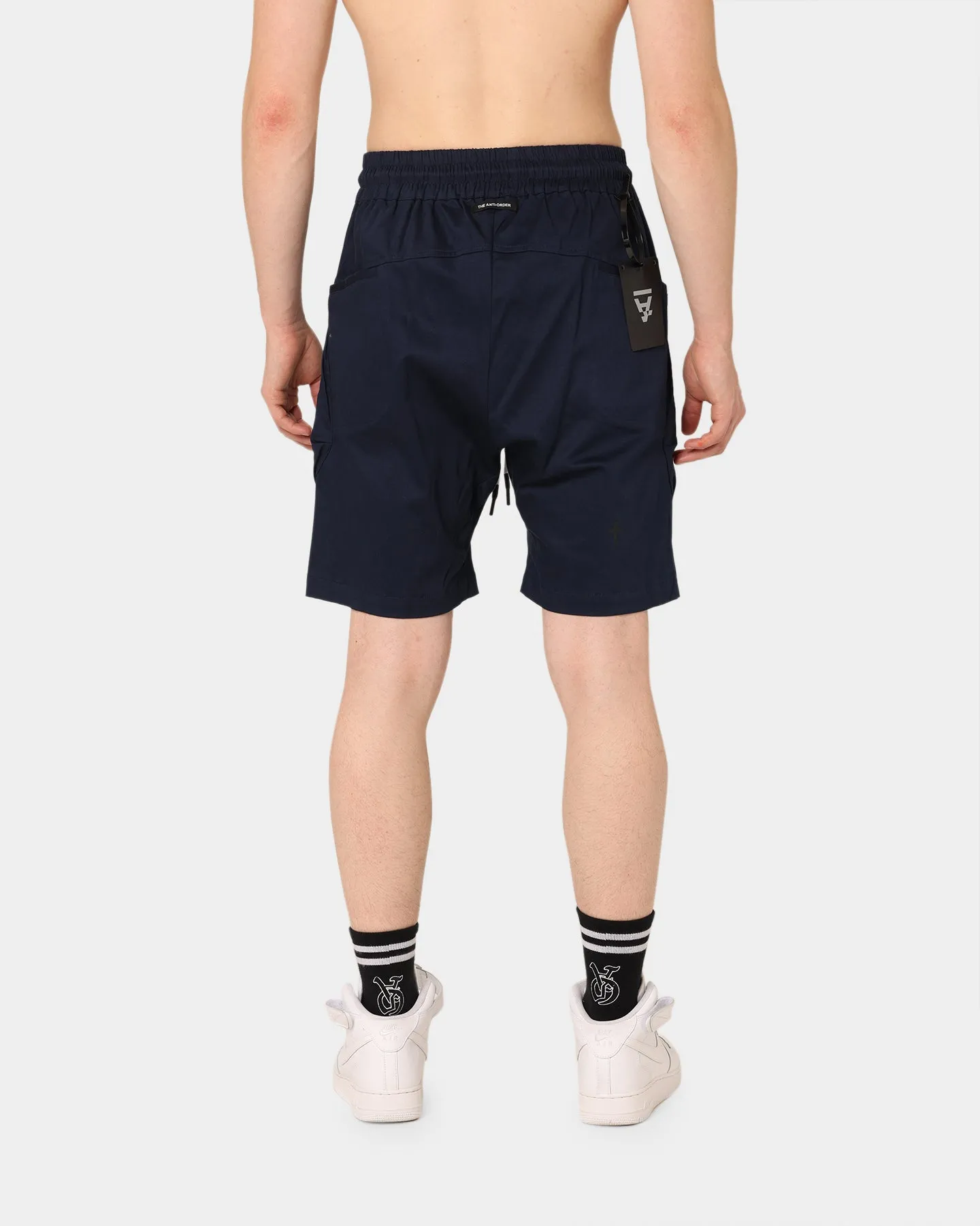 The Anti Order Neo Military Cargo Shorts Dark Navy