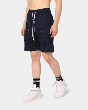 The Anti Order Neo Military Cargo Shorts Dark Navy