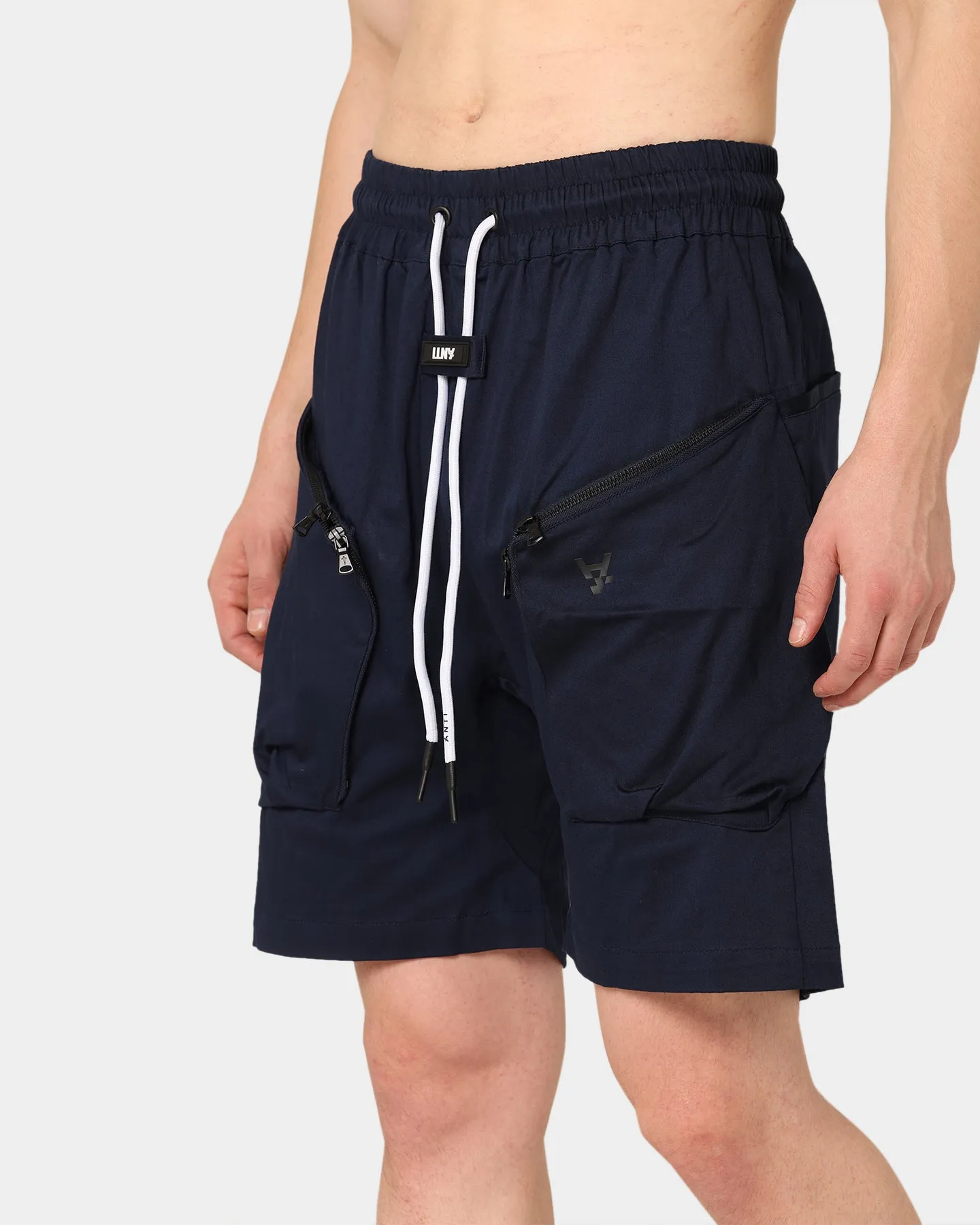 The Anti Order Neo Military Cargo Shorts Dark Navy