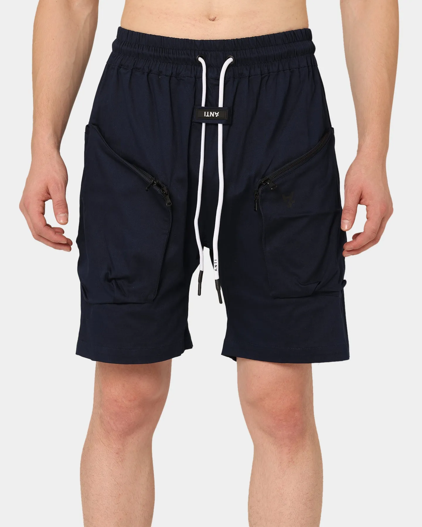 The Anti Order Neo Military Cargo Shorts Dark Navy