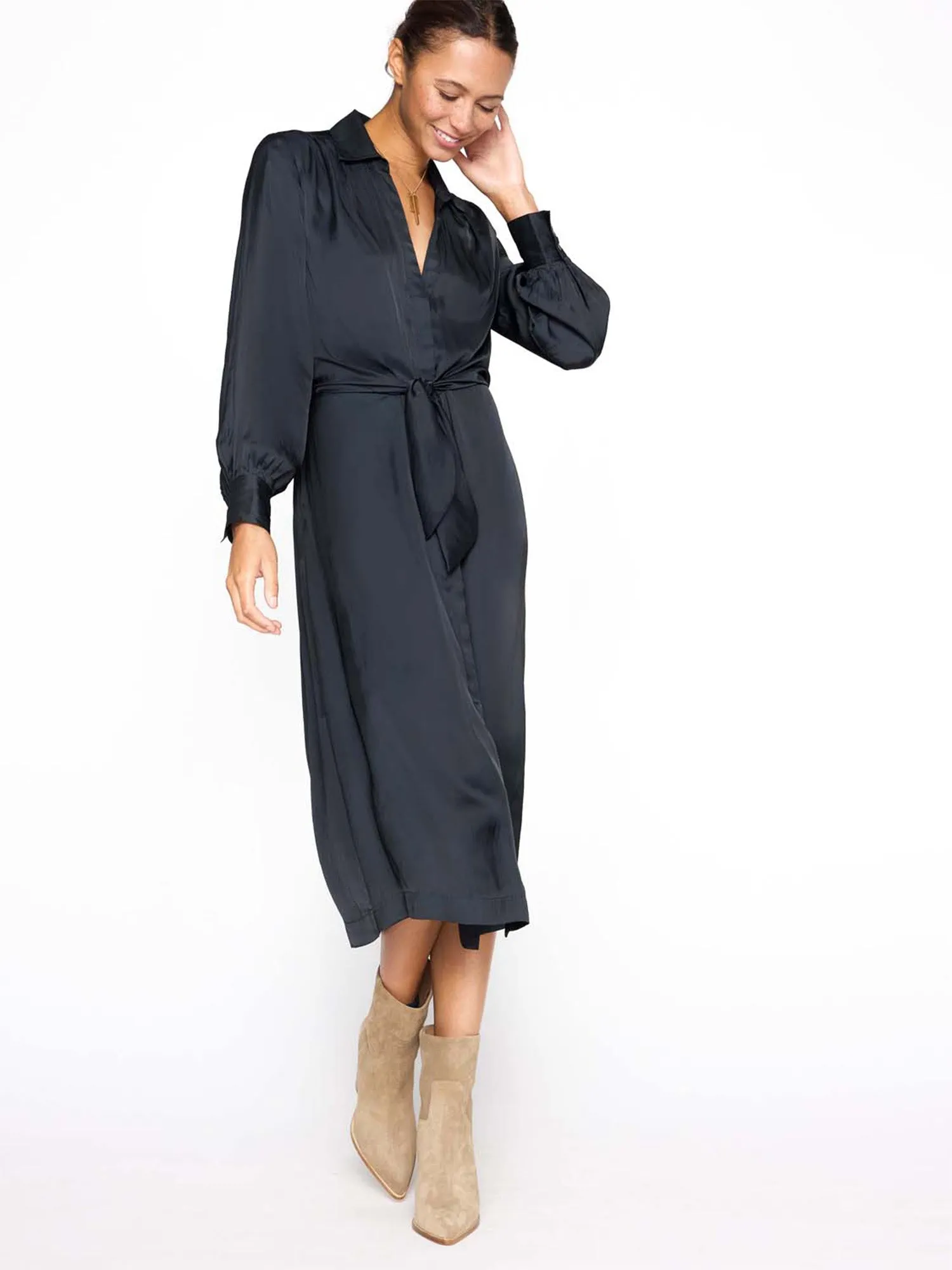 The Madsen Midi Shirt Dress