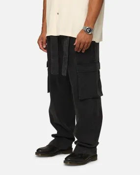 XXIII Tie Up Cargo Pants Washed Black