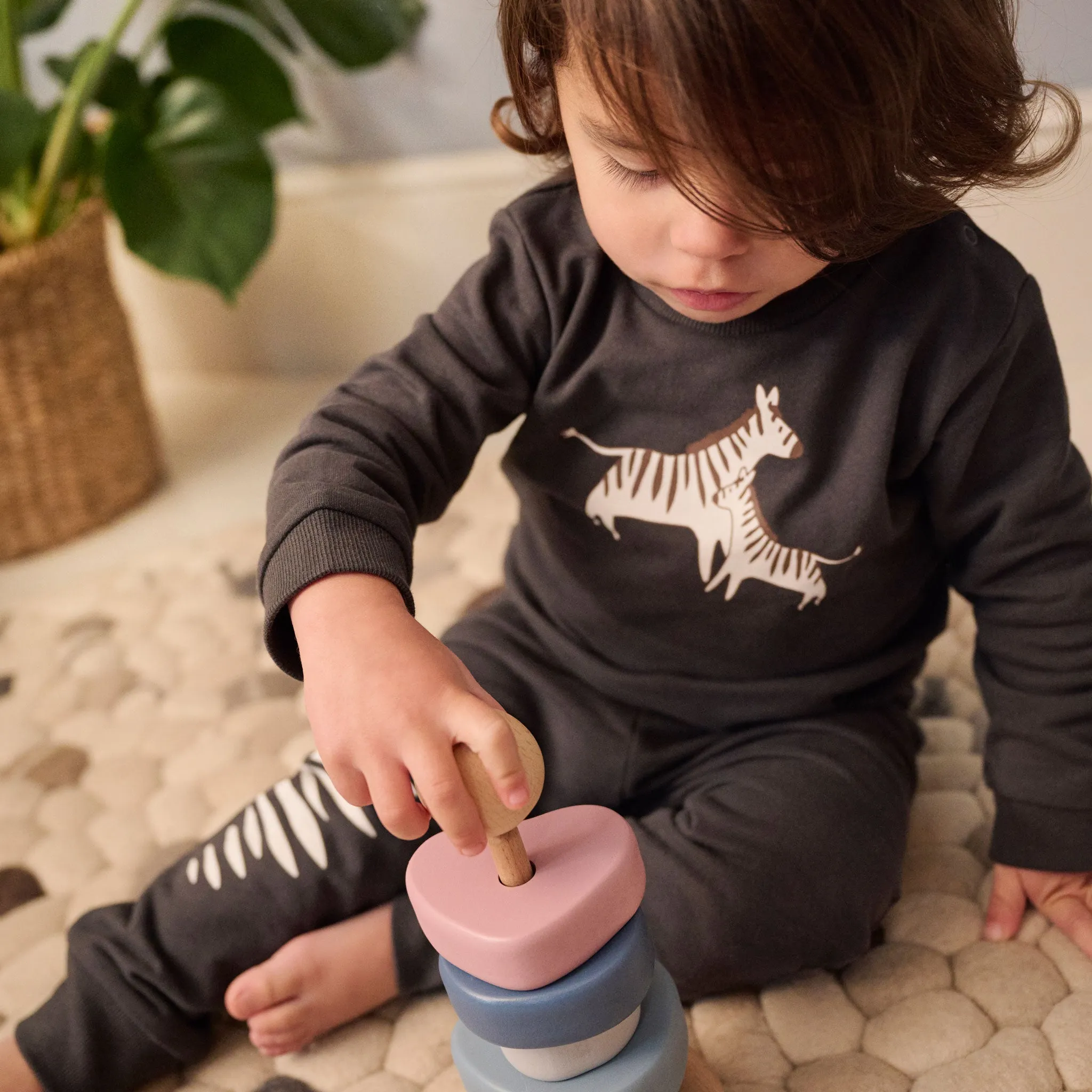 Zebra Sweater & Joggers Outfit